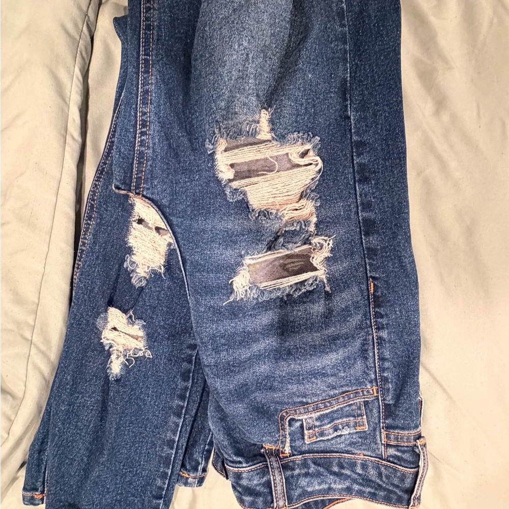 Cello Denim Jeans with Orange Stitching